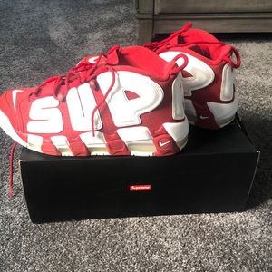 Supreme x Nike Air More Uptempo sneakers